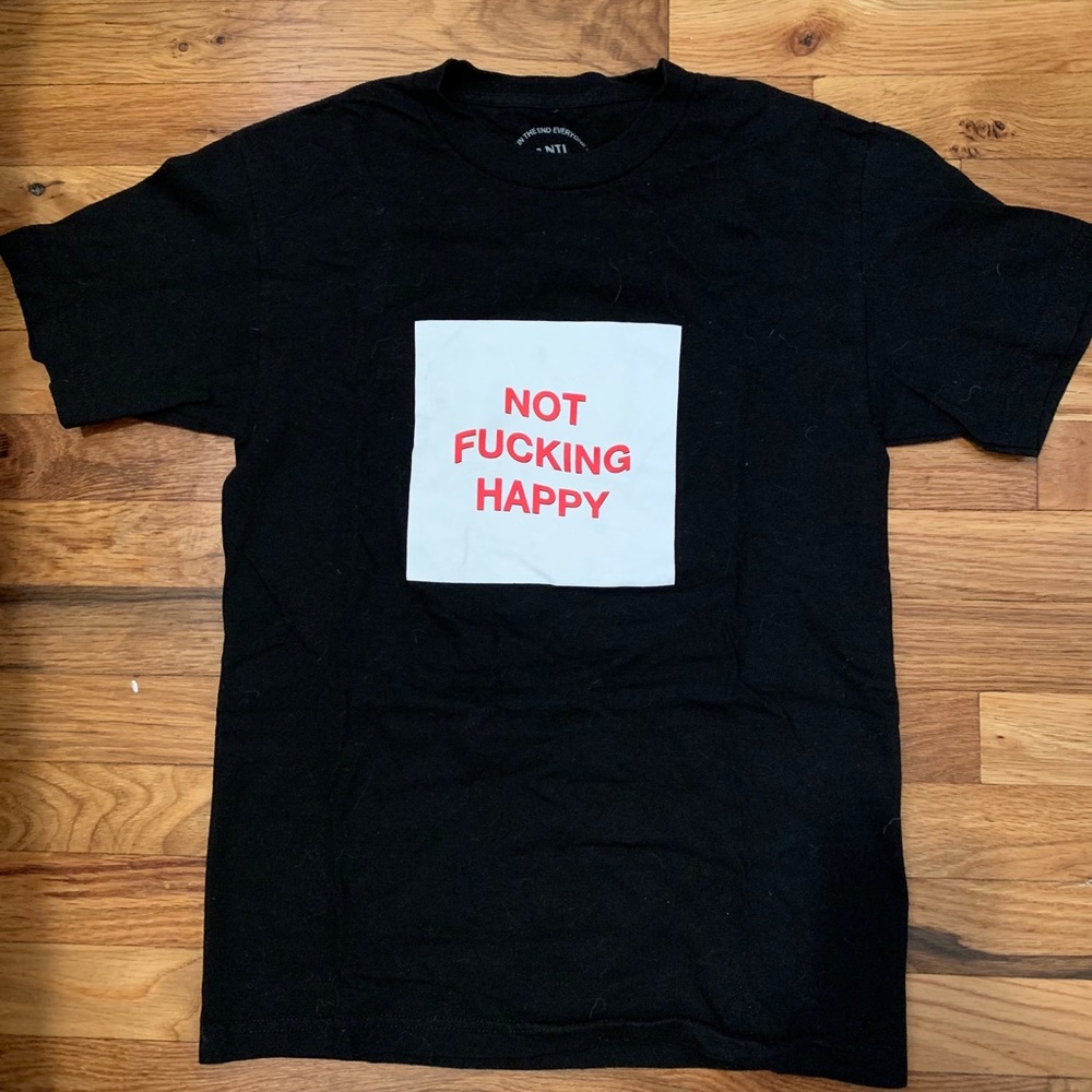 Anti Social Social Club Not Fcking Happy Tee